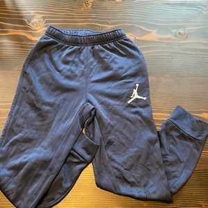 Kid’s navy blue Jordan joggers- size Medium